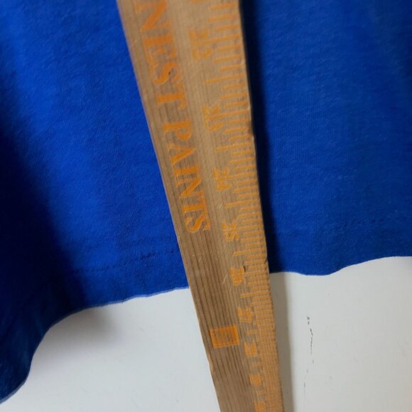 Vintage 80s 7-Eleven Ticket Quik T-Shirt M Blue Screen Stars Single Stitch - Picture 9 of 15